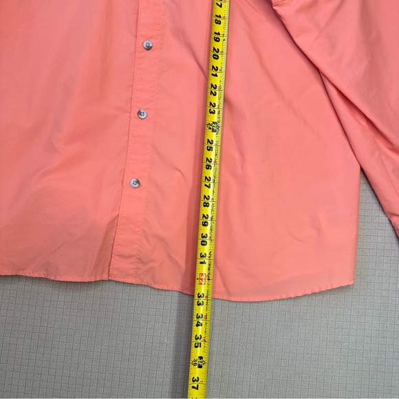 Columbia PFG Breathable Long Sleeve Fishing Shirt Mens XL Dark Peach Custom Logo - Picture 15 of 16